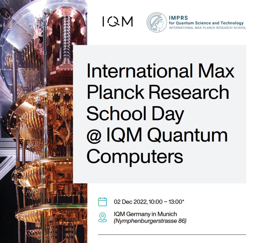 IMPRS Industry Visit to IQM Quantum Computers 